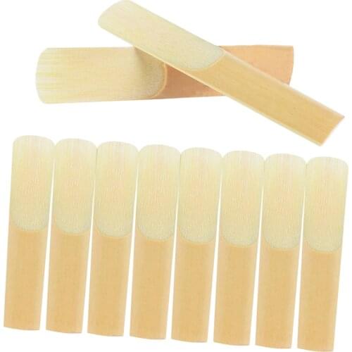 Alto Saxophone Reeds 10 Pieces Durable 2.5 Reeds Sax Instrument Accessories
