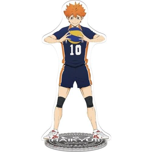 Anime Haikyuu!! Acrylic Stand Model Doll Kageyama Hinata Yuu Tsukishima Kenma Kuroo Bokuto Koutaro Sugawara PVC Figure Toy 20CM
