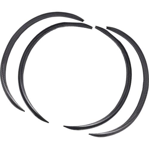 Car Lip Trim Protective Tool Wheel Heel Eyebrow Trims Strip Rubbing Strip Auto Wheel Anti-friction Strip Car Flexible Fender 2PC