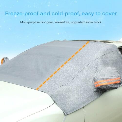 Car Front Windscreen Cover Automobile Durable Sunshade Cover Car Windshield Snow Sun Shade Waterproof Protector Cover