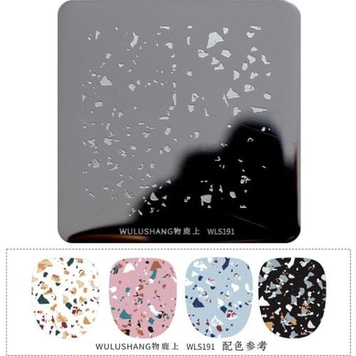 DIY Point Nail Art Stamp Template Plates WLS 1 PCS Nail Stamping Plates 6*6cm