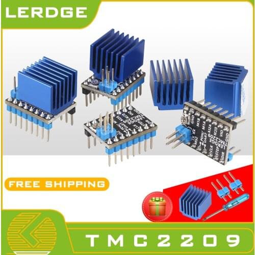 LERDGE 3D Printer Parts TMC2209 Stepper Motor Driver 256 UART TMC2208 A4988 LV8729 TMC2130 Board Ultra-Silent Ender3