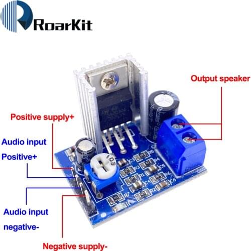 TDA2030A Module 6V 9V 12V Single Power Supply Audio TDA2030 Amplifier DIY Digital Circuit Board