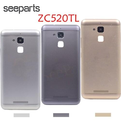 100% New Housing ZC520TL Battery Back Cover For ASUS ZenFone 3 Max ZC520TL Battery Door Back Case Housing + Camera Lens