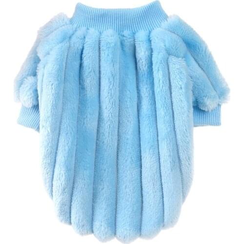 Dog Clothes Dog Autumn Winter Flannel Clothes Warm Clothes Fat Puppy Cat Dogs Chihuahua Soft Winter Warm Clothing