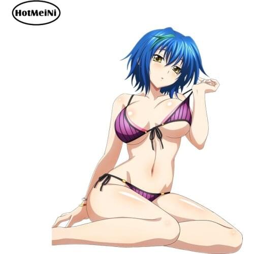HotMeiNi Sexy Car Stickers High School DxD Xenovia Quarta Render Cartoon Car Styling Vinyl Car Window Wiper Decal Accessories