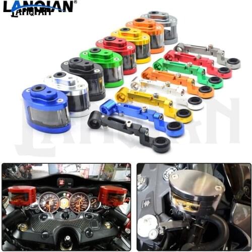 For honda Yamaha Kawasaki Motorcycle Brake Fluid Reservoir Clutch Tank Oil Fluid Cup GSXR600 MSX125 TMAX 500 z750 z900 Z1000