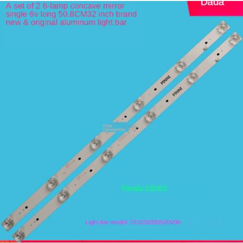 Retroiluminación led de 32 pulgadas CC02320D510V09 CC02320D510V06 1410 32E20 2X6 6S1P 0D20 5,0 3 órdenes