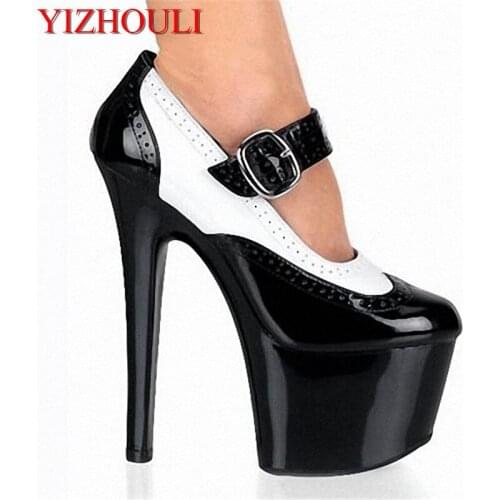 Summer female gladiator high heels 17 cm high, party wedding shoes, model stage show, pole dancing shoes
