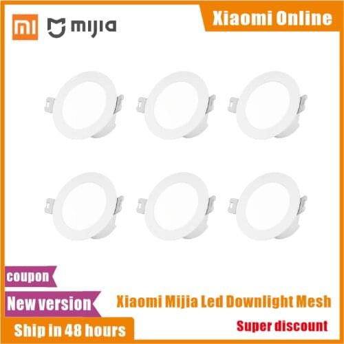 2020 Xiaomi Mijia Smart Led Downlight Bluetooth Mesh Version Controlled For Voice Smart Remote Control Adjust Color temperature