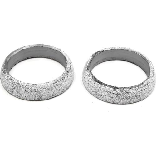 Uxcell 2PCS 65mm Inner Dia Car Exhaust Test Pipe Header Manifold Downpipe Donut Gasket