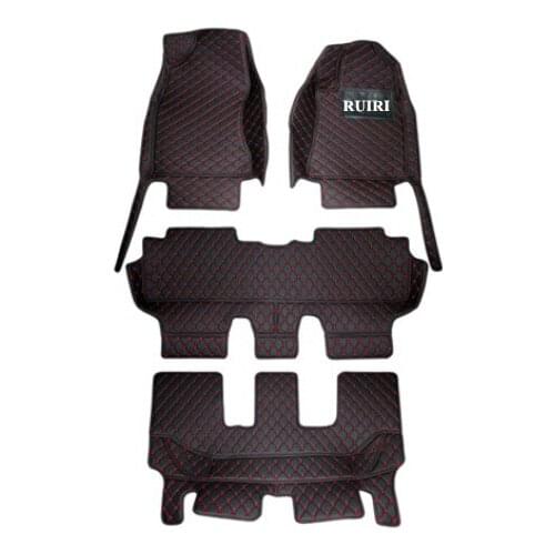 High quality! Custom special car floor mats for Right Hand Drive Isuzu Mu-x 7 seats 2019-2013 waterproof carpets for MUX 2017