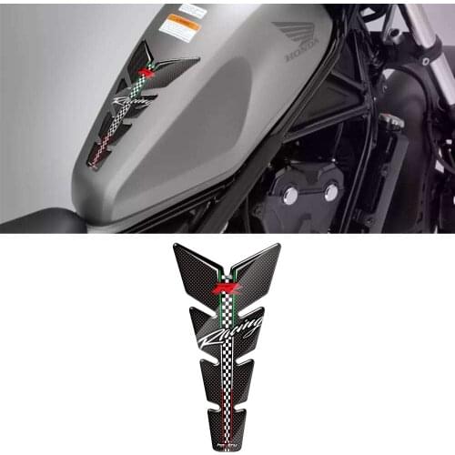 Motorcycle Gas Tank Pad Protector Italy Racing Decal Fits for Yamaha Ducati Aprilia Carbon Look