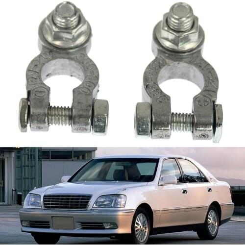 Car Battery Terminals Clamps Screw Connection Positive Terminals 12V Clamp Type Tin Plated Brass Battery Connectors