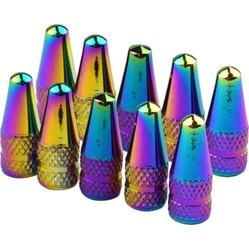10 Pcs. Car Valve Caps Tire Valve Caps Dustproof Cover, Multicolored