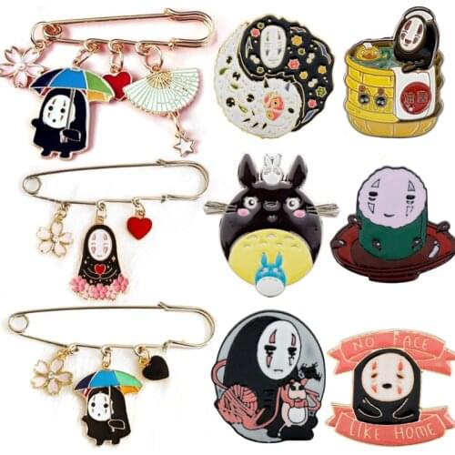 13 styles Jewelry Brooch Buckle Pin No Face Man Brooches pins Women Safety Pins Men Children Funny Bags Hat Cartoon pin Gifts