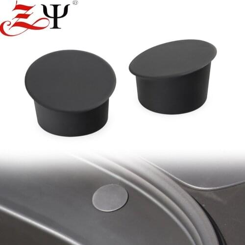 2021 Front Bolt Cover Silicone Waterproof Dustproof Cover Spft Durable Protection Model 3 Accessories For Tesla Model 3