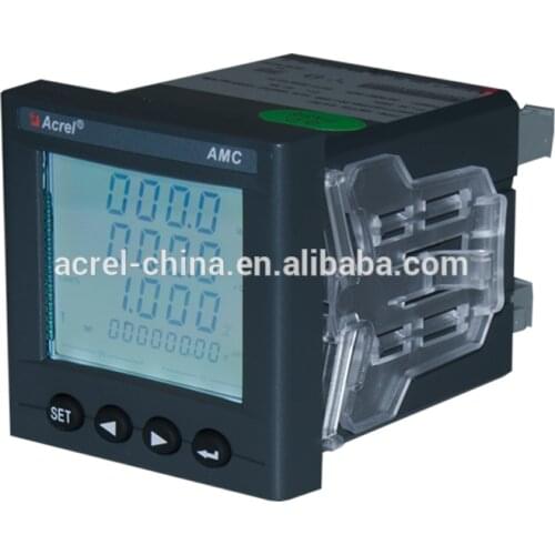 3 phase amp volt power watt hour meter electric energy meter LCD panel energy meter monitoring kwh with rs485 CE
