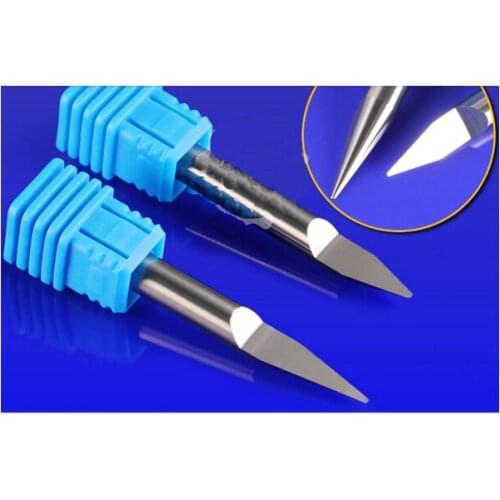 5pieces 6*25degree*0.6mm round ballnose bottom flat bottom acrylic pvc wood plastic MDF