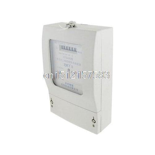 AC 220V 380V 5A Three Phase Four Wires Electronic Energy Meter New