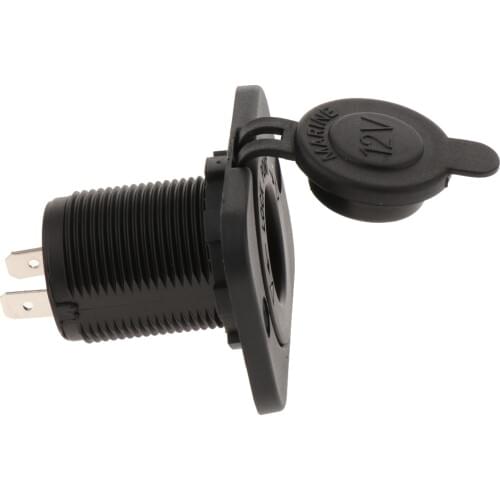 Car Boat Motorcycle Lighter Socket Power Plug Outlet W Terminals