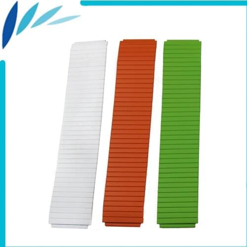 Stainless Steel Watch Band 26mm for Garmin Fenix 3 / HR Elastic Strap Loop Wrist Expansion Belt Bracelet White Orange Green
