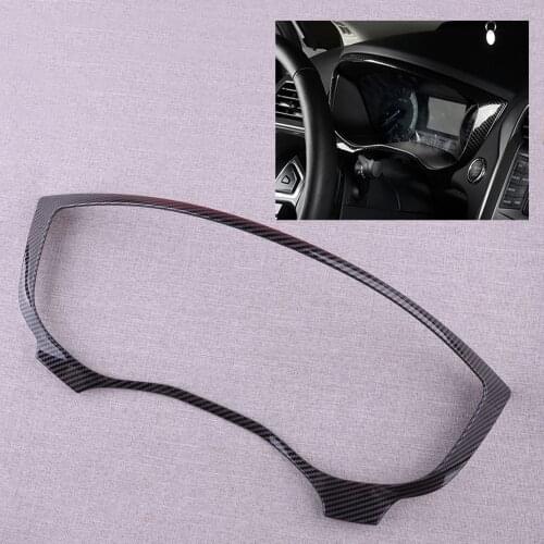 CITALL Car Interior Dashboard Panel Frame Cover Trim Fit for Ford Fusion Mondeo 2017 2018 2019 2020 ABS Carbon Fiber Texture