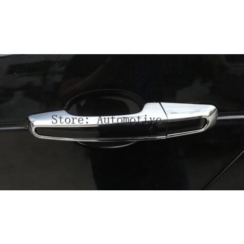 For Range Rover Evoque 12-16 RR Sport 14-16 For Land Rover Discovery Sport 15-16 Car-styling ABS Chrome Door Handle Trim 8pcs