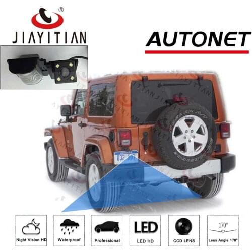 JIAYITIAN Rear View Camera For Jeep Wrangler JK 2006~2020 CCD/Night Vision/Backup Camera/license plate camera Reverse Camera