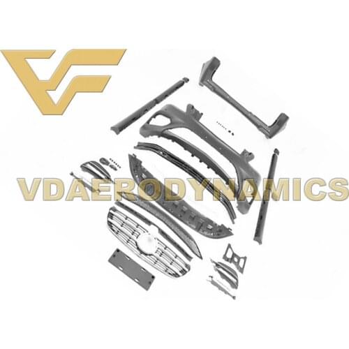 Suitable For 14-19 Benz V Class Vito W447 V220 V250 Full Body Kit Front Rear Bumper Side Skirts