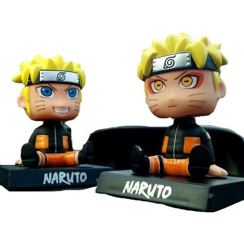 NARUTO Uzumaki Naruto Shaking his head doll car accessories car desk ornaments creative cake decoration toys holiday gifts