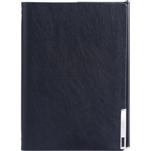 Logo Customize Leather A5 Loose Leaf Notebook Company Rings Commecial Notepad Spiral Travelers Writing Pads