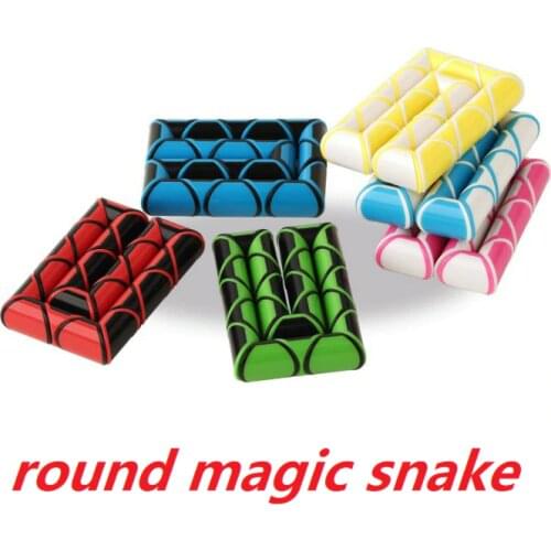Newest ZCUBE hellocube Mini 24 Blocks Magic Snake Ruler Cube Puzzle Spinner cubo magico Children Education Imagination Game Toys