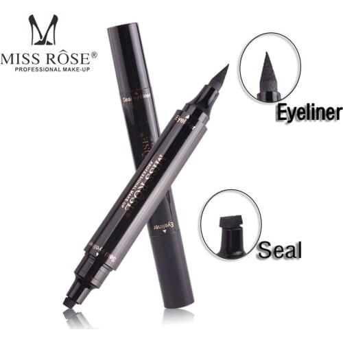 MISS ROSE Seal eyeliner one end of eyeliner and one end of eyeliner