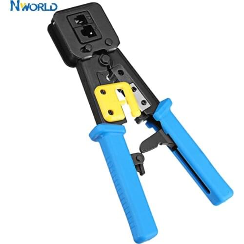 Multi-kinetic Network Clamp RJ11 RJ45 6P 8P Network E Z Cable Pliers Multi-function Energy Drilling Cutter Crystal Head Frieze