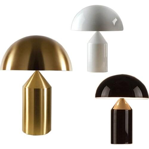 Nordic modern led desk lamp simple living room bedroom bedside lamp iron hardware villa study lighting 110V-220V