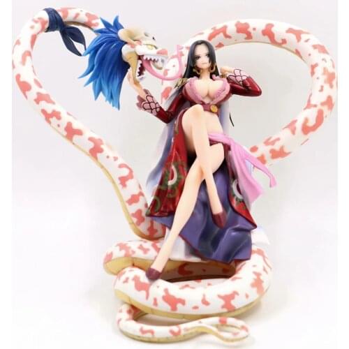 One Piece GK POP Snake Princess Boa Hancock Anime Action Figure Model 21cm PVC Statue Collection Toy Desktop Decoration Figma