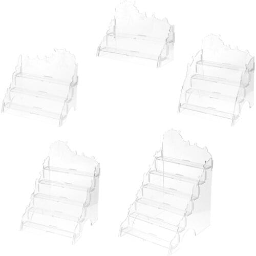 Nail Polish Organizer Display Storage Rack, Clear Essential Oil Stand Holder, Stepped-wedge design, fashion and modern