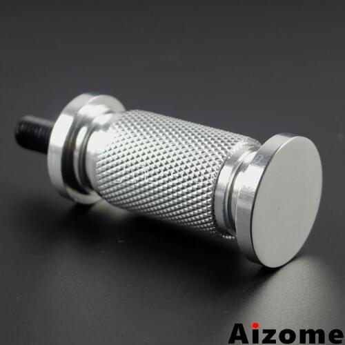 Motorcycle Silver Foot Toe Heal Peg Foot Peg Custom Shift Pegs For Harley Sportster Softail Dyna Cafe Racer Shifter Toe Peg