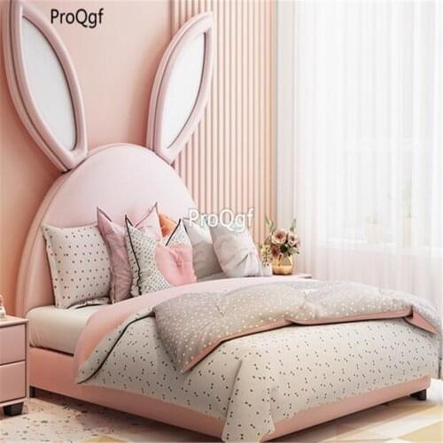 Prodgf 1Pcs A Set Minshuku rabbit ear series Children Bed
