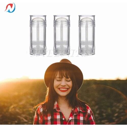 FreeShip 3pcs 0.5oz Empty Transparent Deodorant Stick Container 15ml Plastic Cosmetic Bottles for Lotion Stick, Lipstick Tube, L
