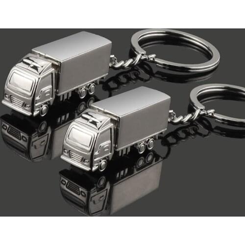 Fashion New Metal Truck Keychain On Pants Lorry Key Chain Gadgets For Men Jewelry Bag Trinket Boyfriend Gift Promotion Souvenirs