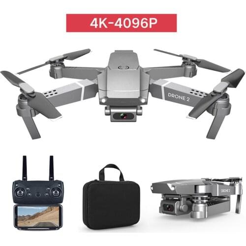 Foldable Quadcopter RC Drone 4K/ 1080P/ 720P HD Camera Drone 2 E68 FPV WIFI Aircraft RC Drones