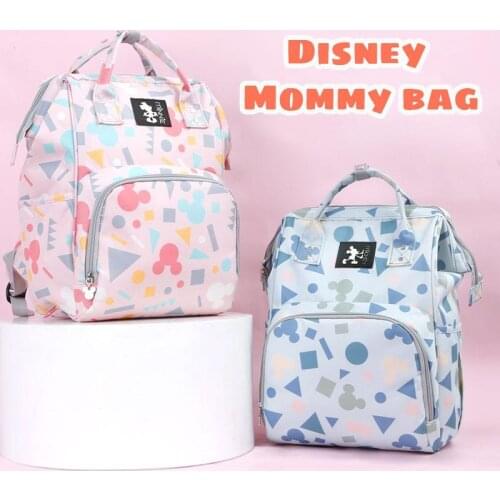Disney Mummy Maternity Nappy Bag Large Capacity Nappy Bag Travel Backpack Nursing Bag For Baby Care Womens Fashion Bag Gift