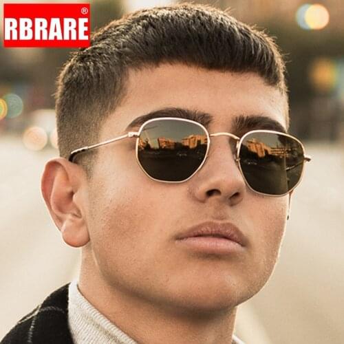 RBRARE 2021 Metal Square Polarized Sunglasses Women Classic Mirror Sun Glasses Street Beat Shopping Vintage Oculos De Sol Gafas