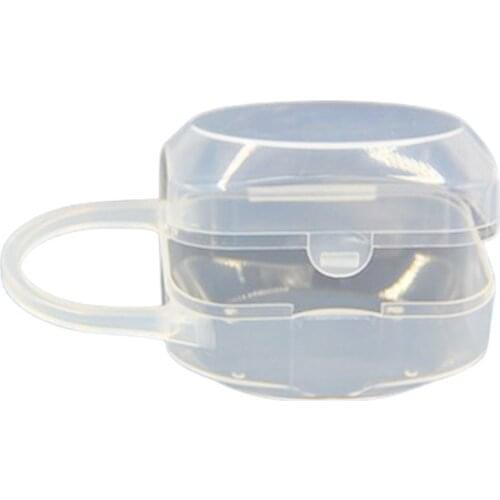 1PCS Baby Solid Pacifier Box Soother Container Holder Pacifier Box Travel Storage Case Safe Holder Pacifier PP Plastic Box