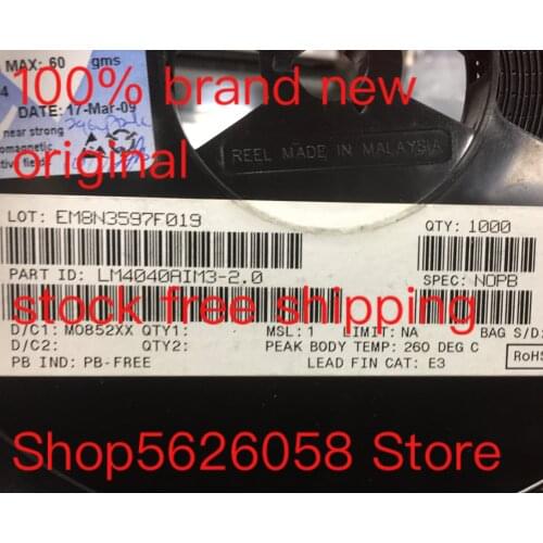 LM4040AIM3-2.0/NOPB LM4040AIM3-2.0 SOT23-3 100% new original freeshipping STOCK 10PCS-200PCS/LOT