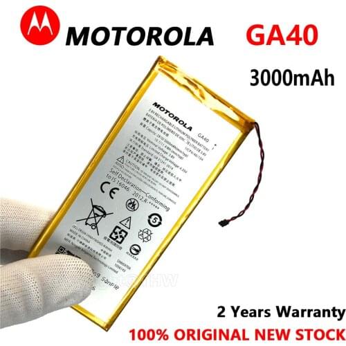 100% genuine 3000mAh GA40 Battery For Motorola Moto G4 /G4 Plus XT1625 XT1622 XT1644 XT1643 SNN5970A Phone Batteries Batteria