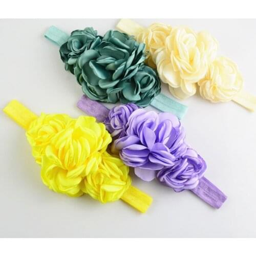 120pcs/lot DHL free shipping wholesale Girl Fashion Christmas Hair band combined roast flower women headband FDA110
