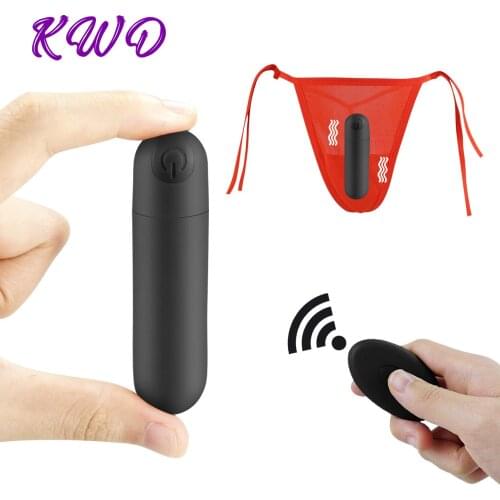 Wireless Remote Control Bullet Vibrators Sex Toy for Woman 10 Modes Underwear Vibrator G-spot Clitoris Stimulator